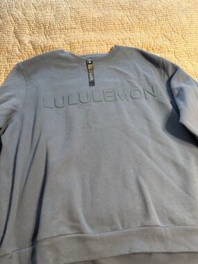 lululemon Slate Blue Men Steady State Crewneck Sweatshirt